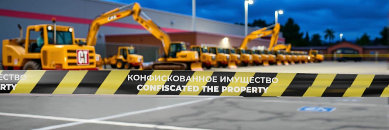 Конфискованная спецтехника